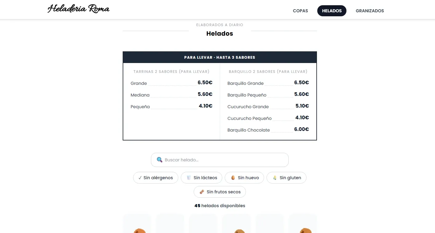 HeladeriaRoma.com